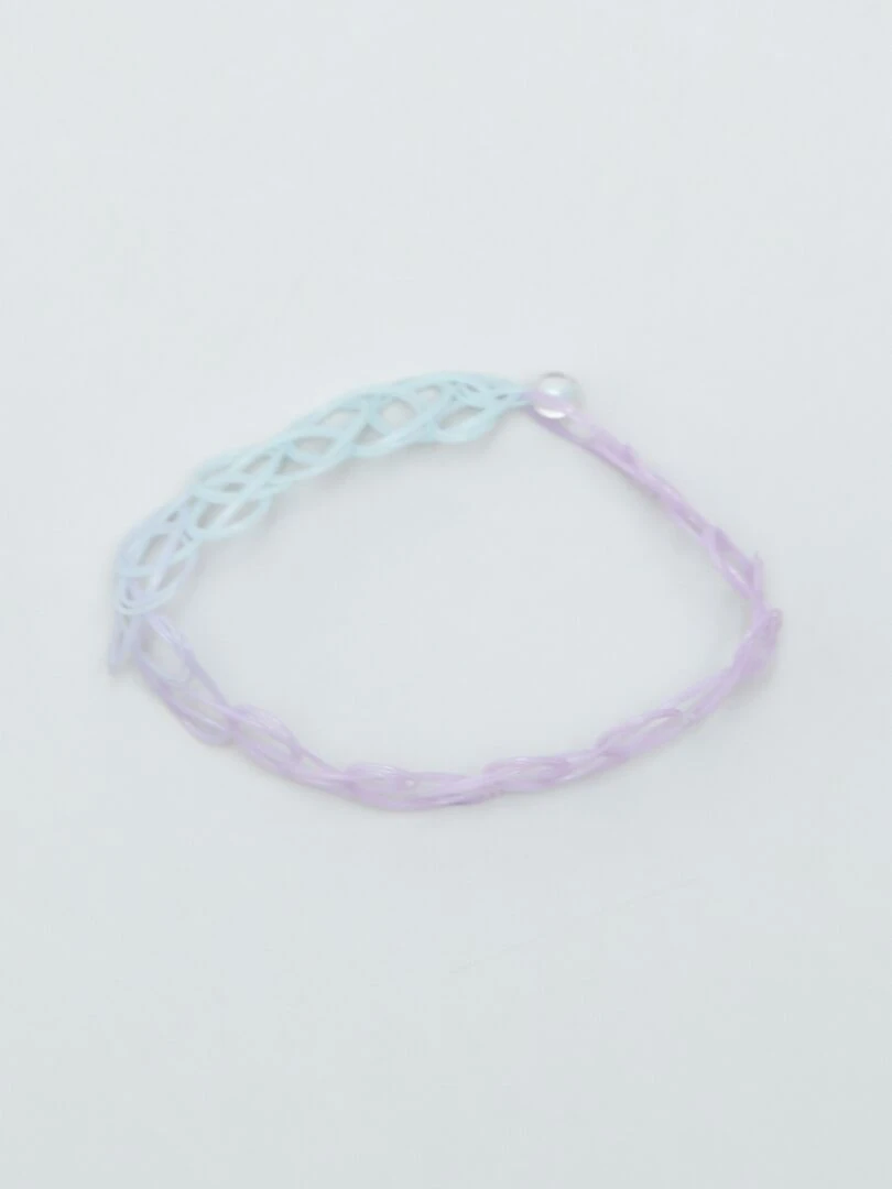 Lot de 3 bracelets   Blanc/rose