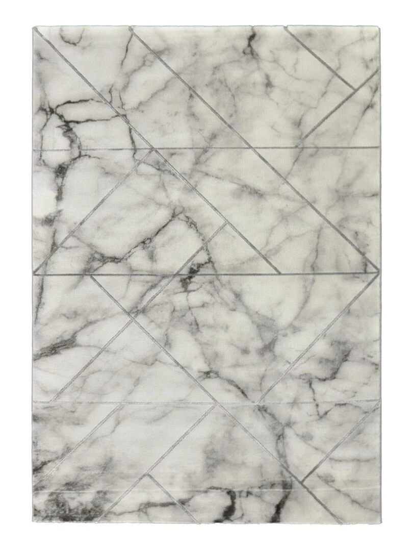 Tapis salon MARBLI OEKO TEX® Argent
