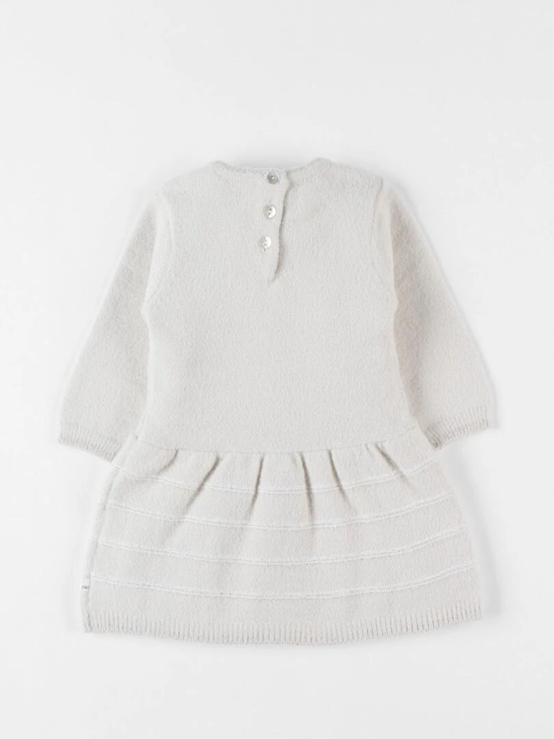 Robe lapin tricot chiné Noukie's Beige