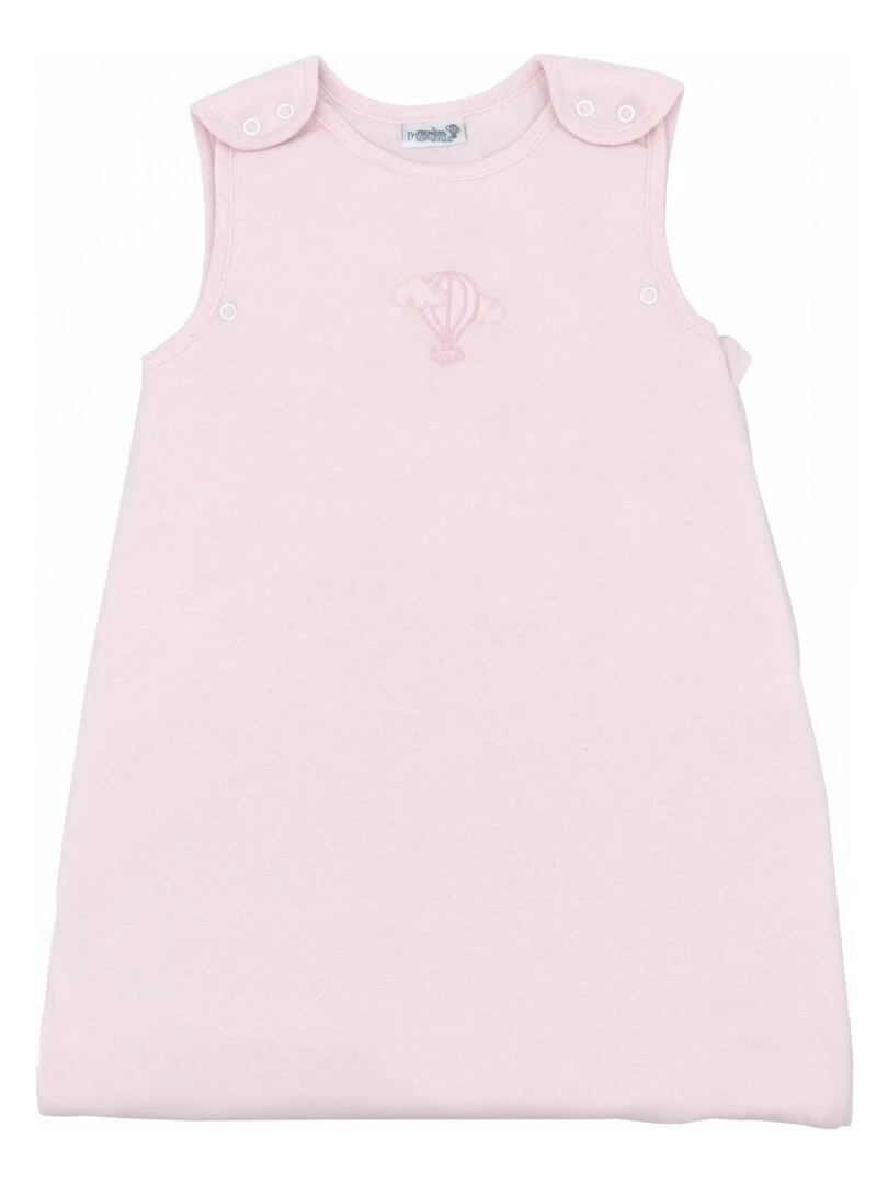 Gigoteuse Mi saison Évolutive 3 6 mois en Coton Bio Pivoine   Rose clair