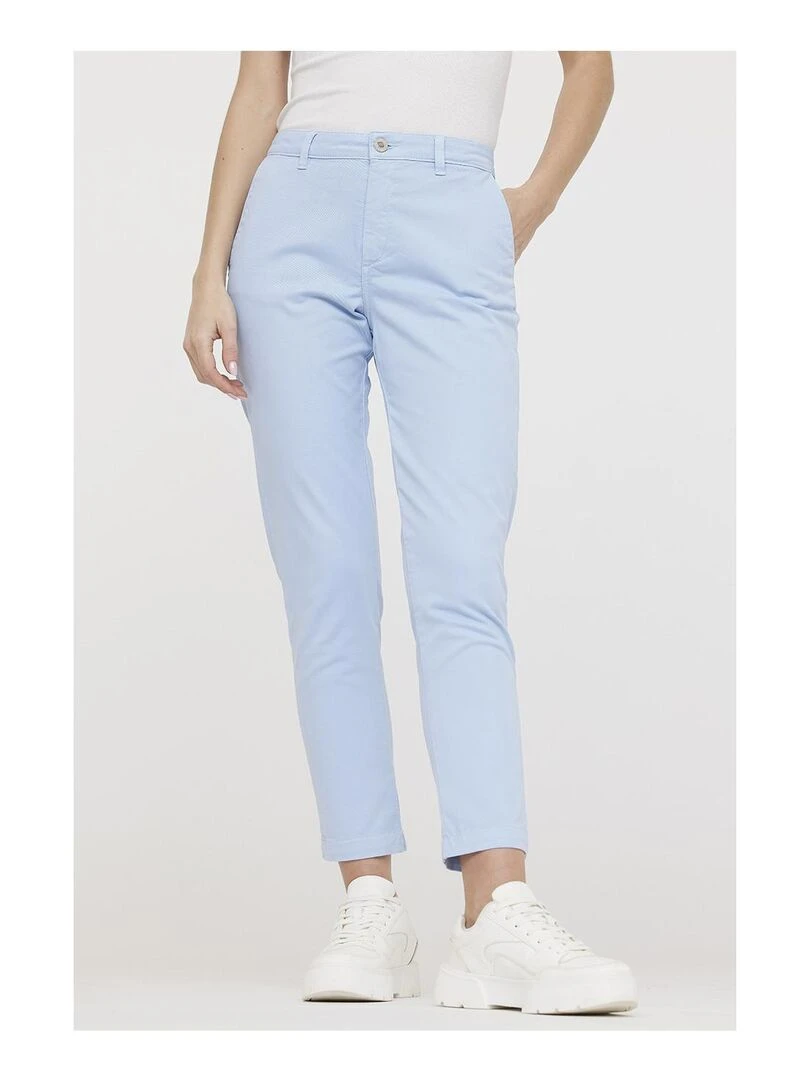 Lee Cooper Pantalon coton slim JEMILA Bleu gris