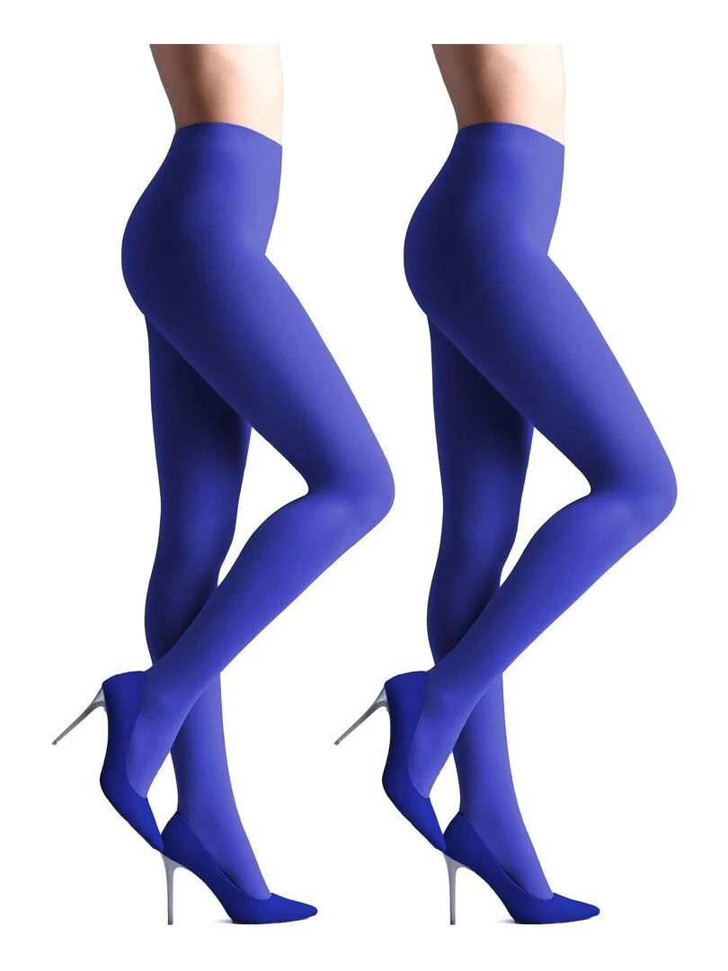 Giulia Samba 40den (Multipack) Opaque Collant Bleu XL Bleu foncé