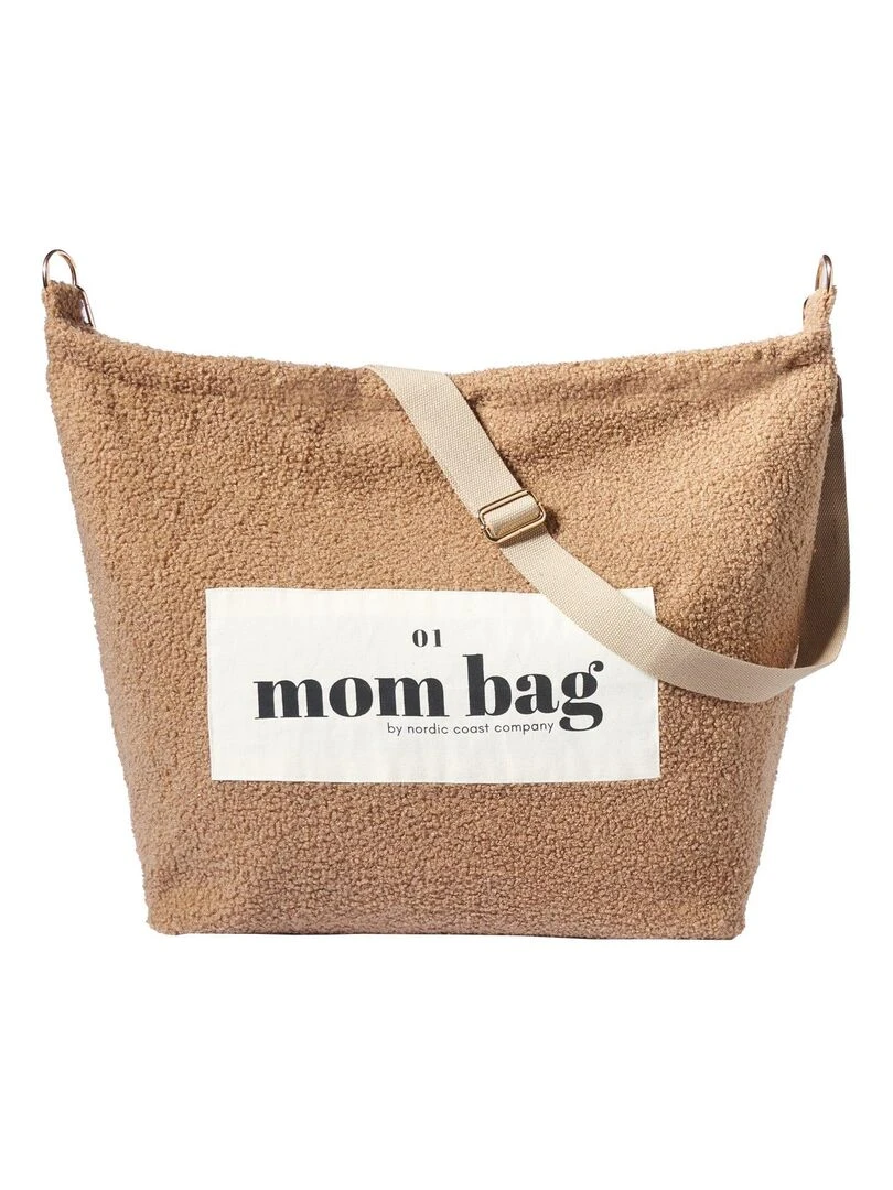 Sac à langer à anses Mom bag large Teddy Beige