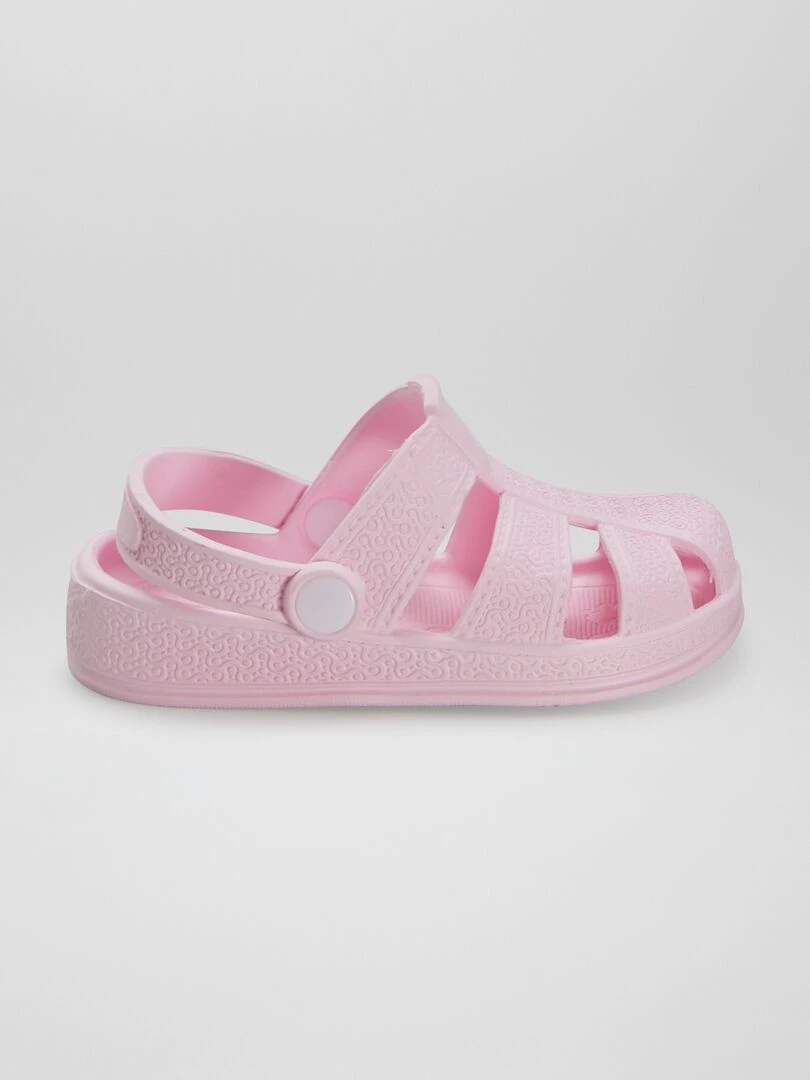 Sabot en plastique moulé Rose