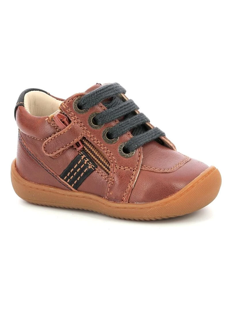 Bottillons Cuir Piasap Marron