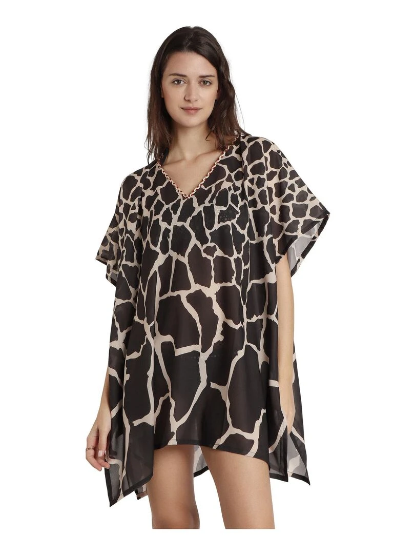 Caftan de plage Skin Beige