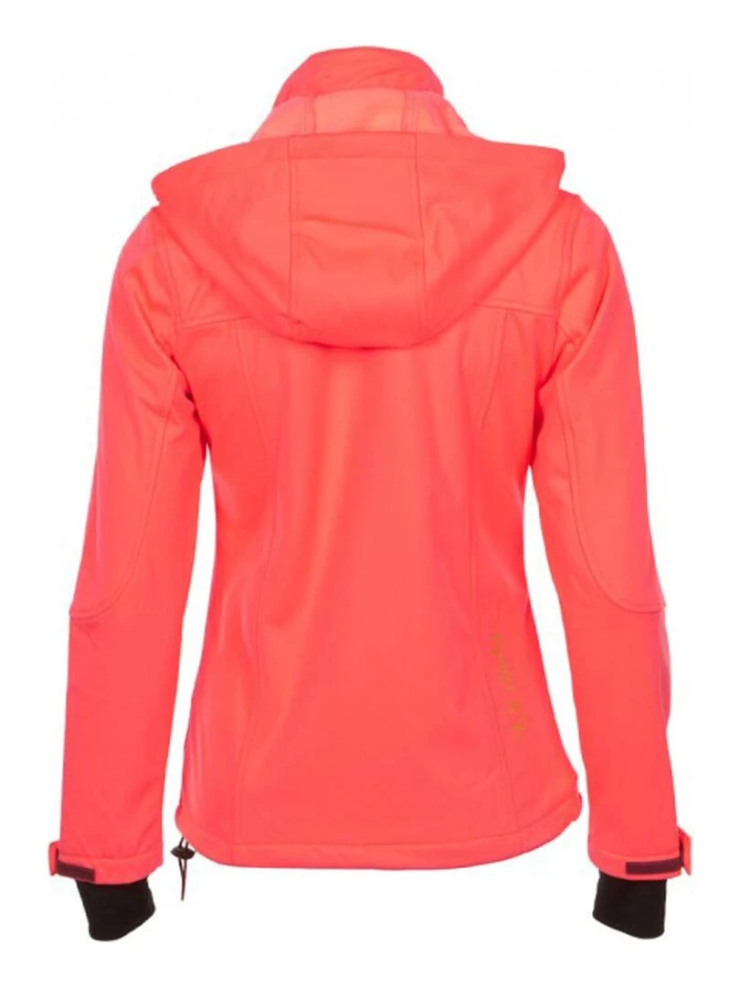 Blouson softshell fille GANNE PEAK MOUNTAIN Orange