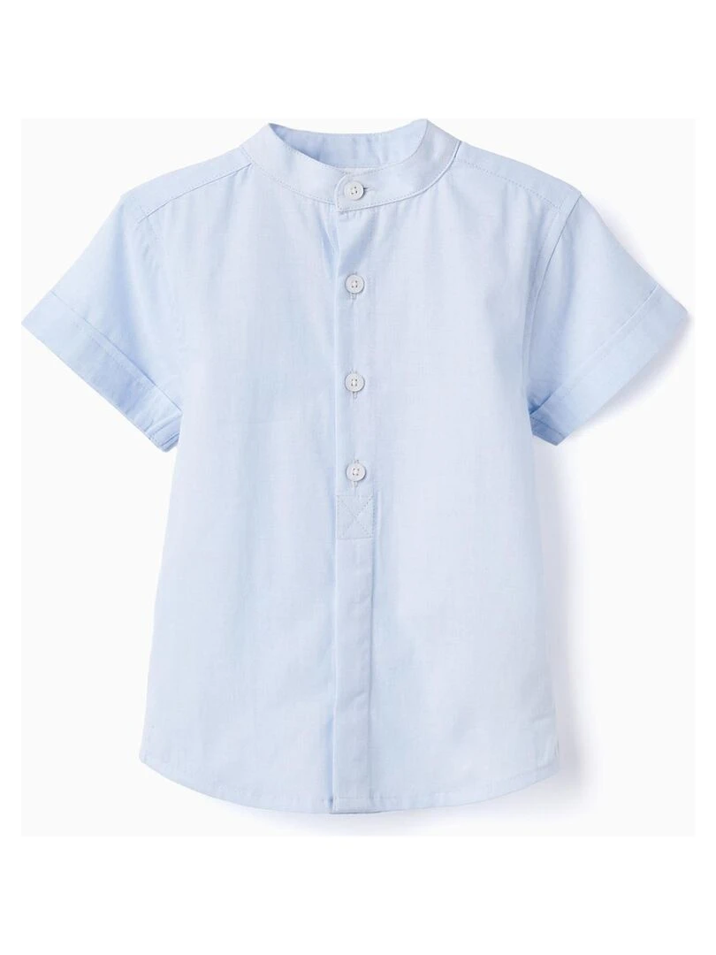 Chemise à Manches Courtes avec Col Mao pour Bébé Garçon manches courtes MATISSE Bleu
