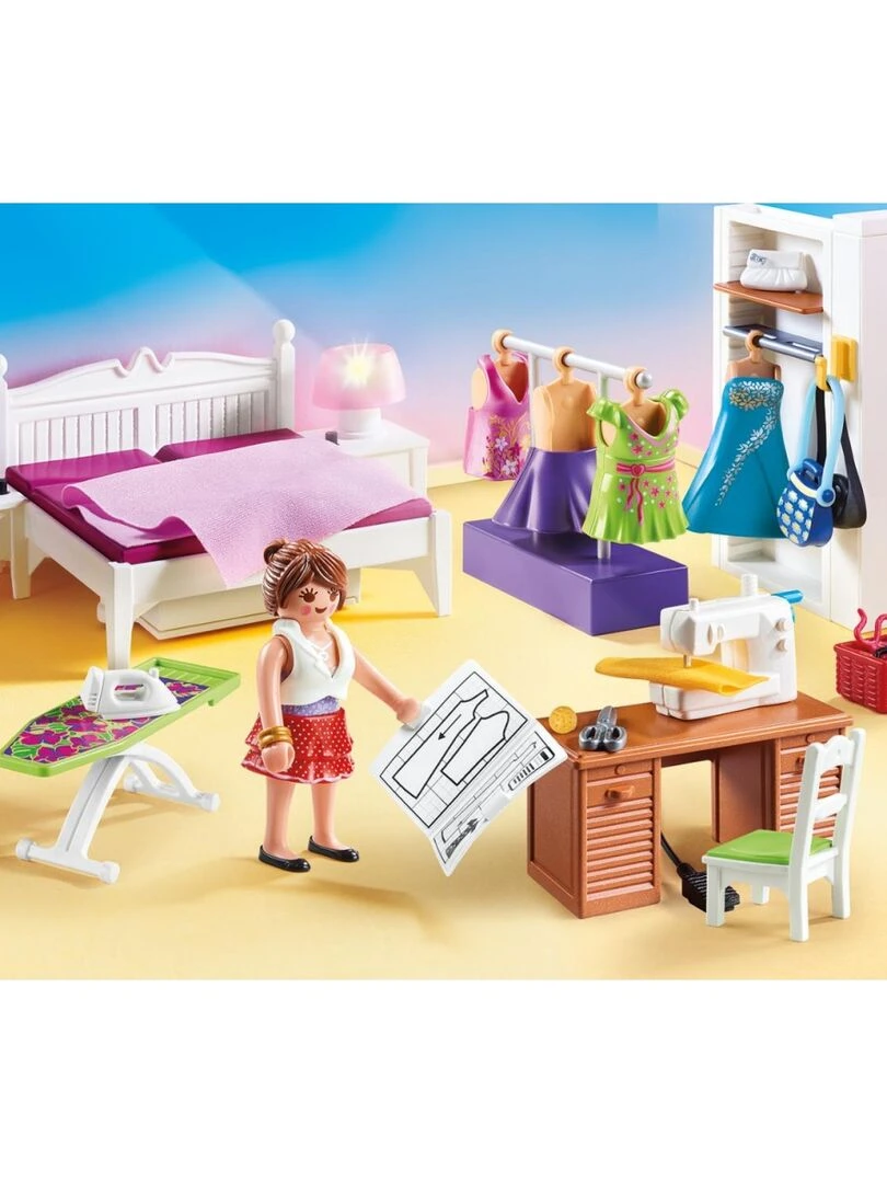 70208 'playmobil' Chambre Avec Espace Couture   N/A