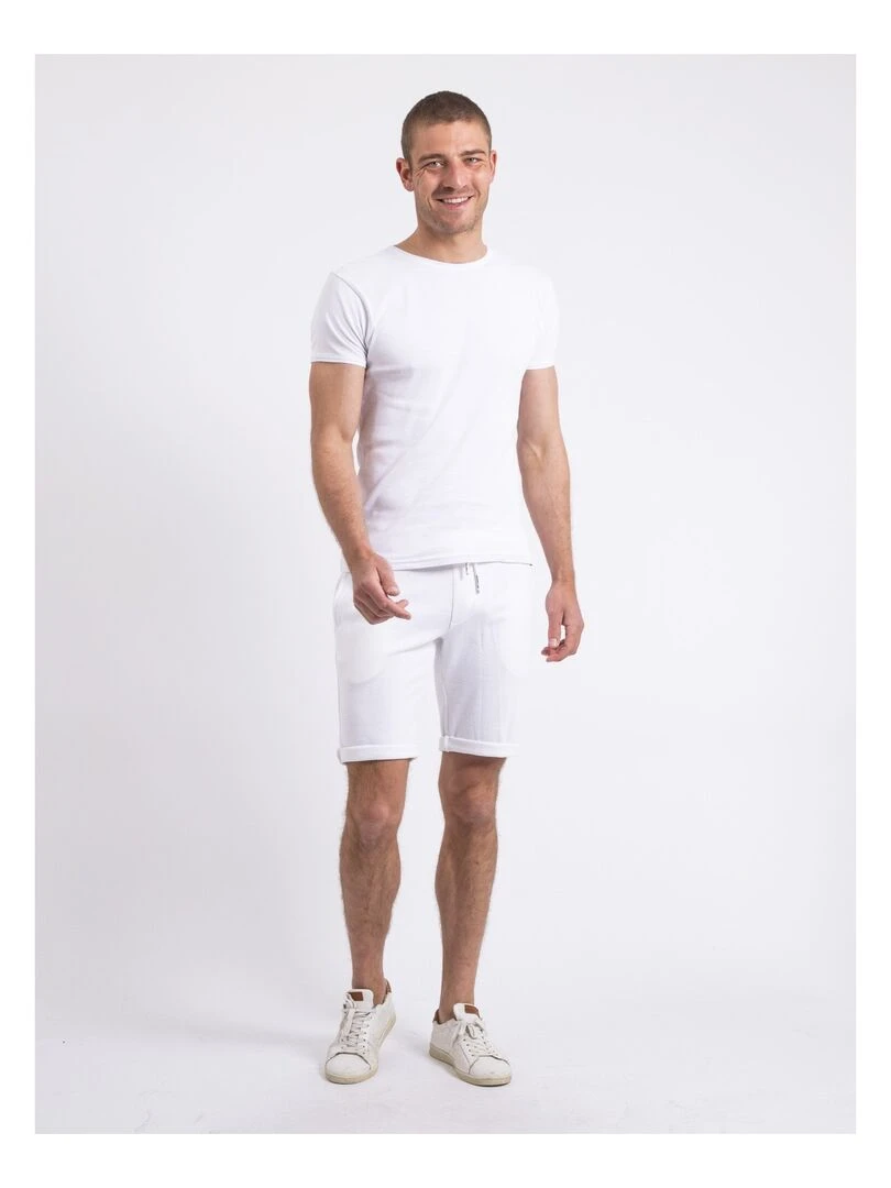 Bermuda molleton BERKEM   Blanc