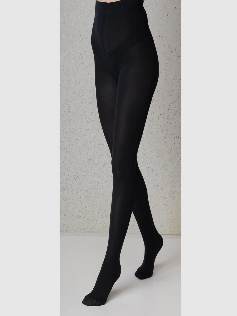 Iride 50den opaque collant 3D Bleu