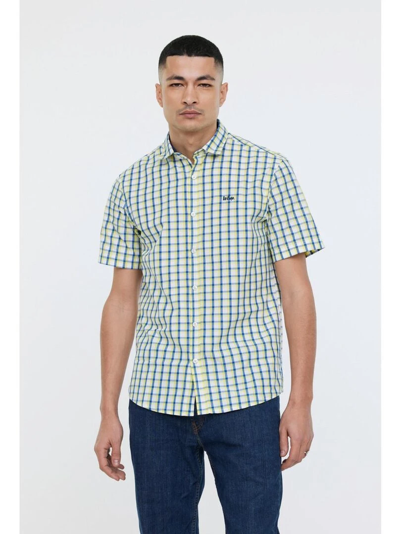 Lee Cooper Chemise manches courtes coton regular DOXOU MC Jaune citron