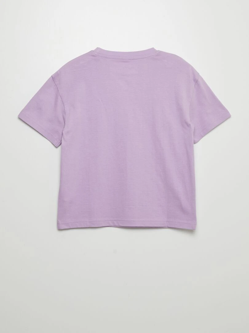 T shirt 'One Piece' manches courtes   Violet