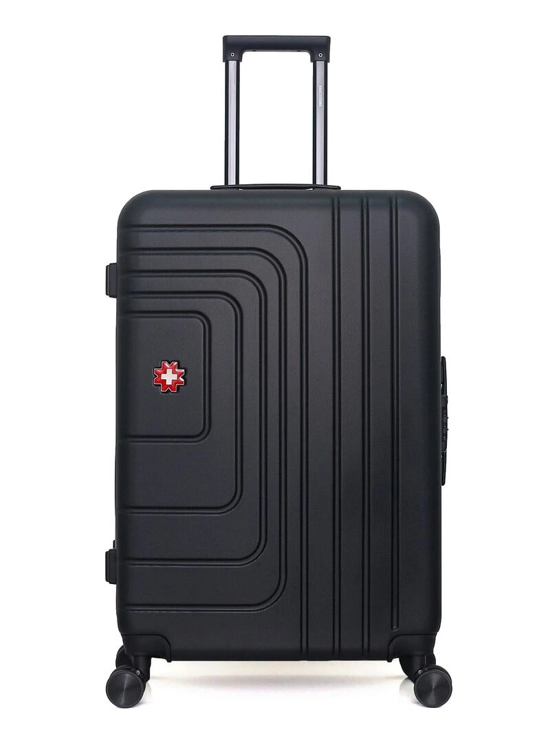 Set de 3 Valises Rigides Grand Format Taille Moyenne et Valise Cabine RUTI Noir