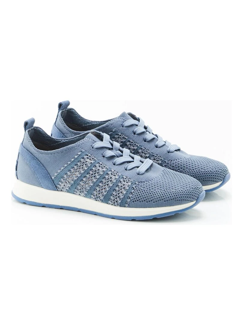Baskets compensées légères Climatyl Damart Bleu