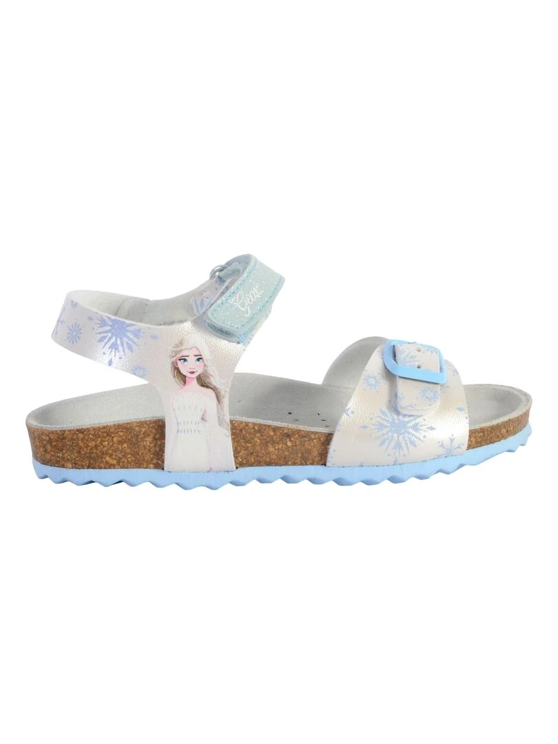 Sandales Cuir Enfant Geox Adriel Blanc