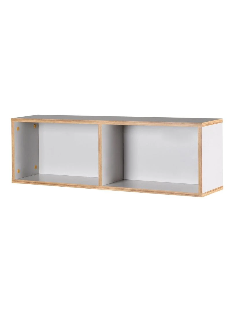 ROBA Étagère Murale pour Chambre Enfant "Caro" 90 cm gris clair Gris clair