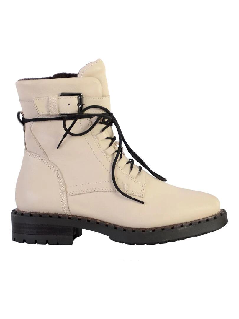 Bottine Cuir Tamaris 1 25291 27   Beige