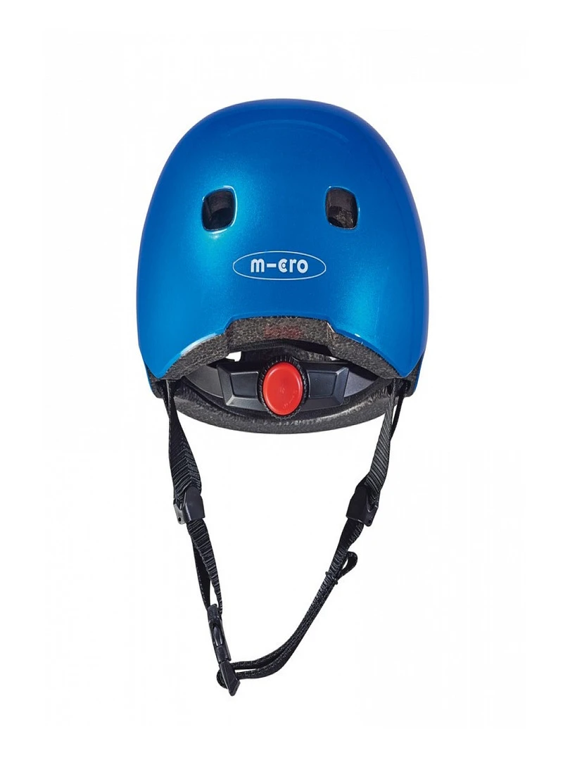 Casque Vélo Et Trottinette Bleu Foncé Brillant Lumière Led Intégrée Taille M   N/A