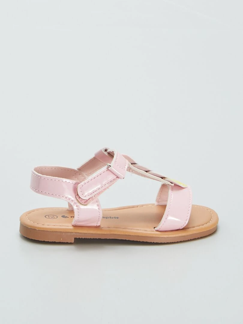 Sandales vernies Rose