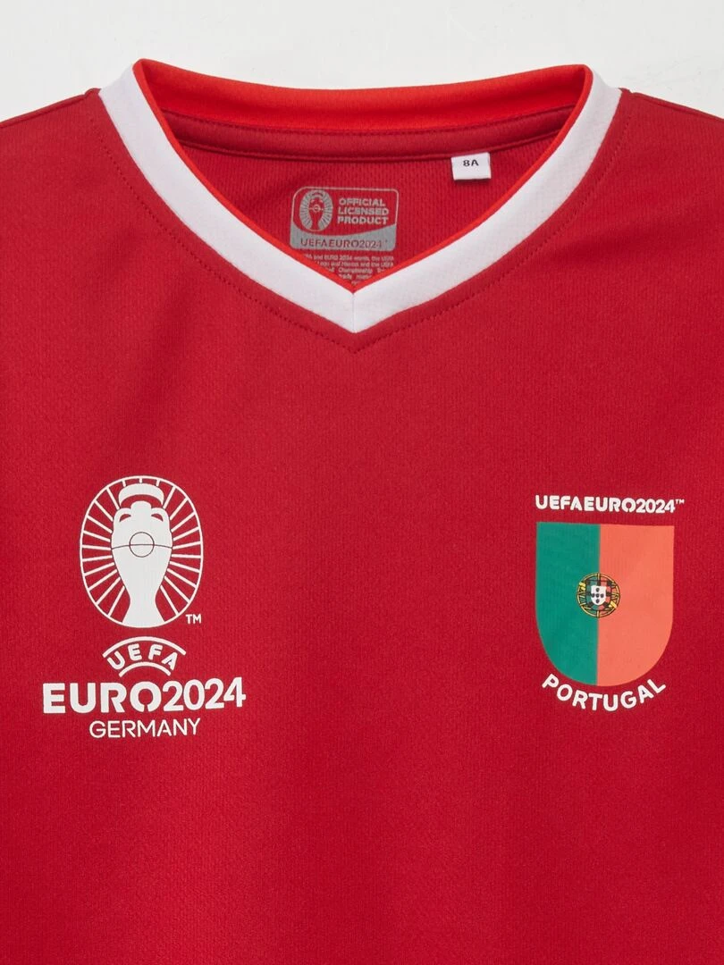 T shirt de foot   Rouge