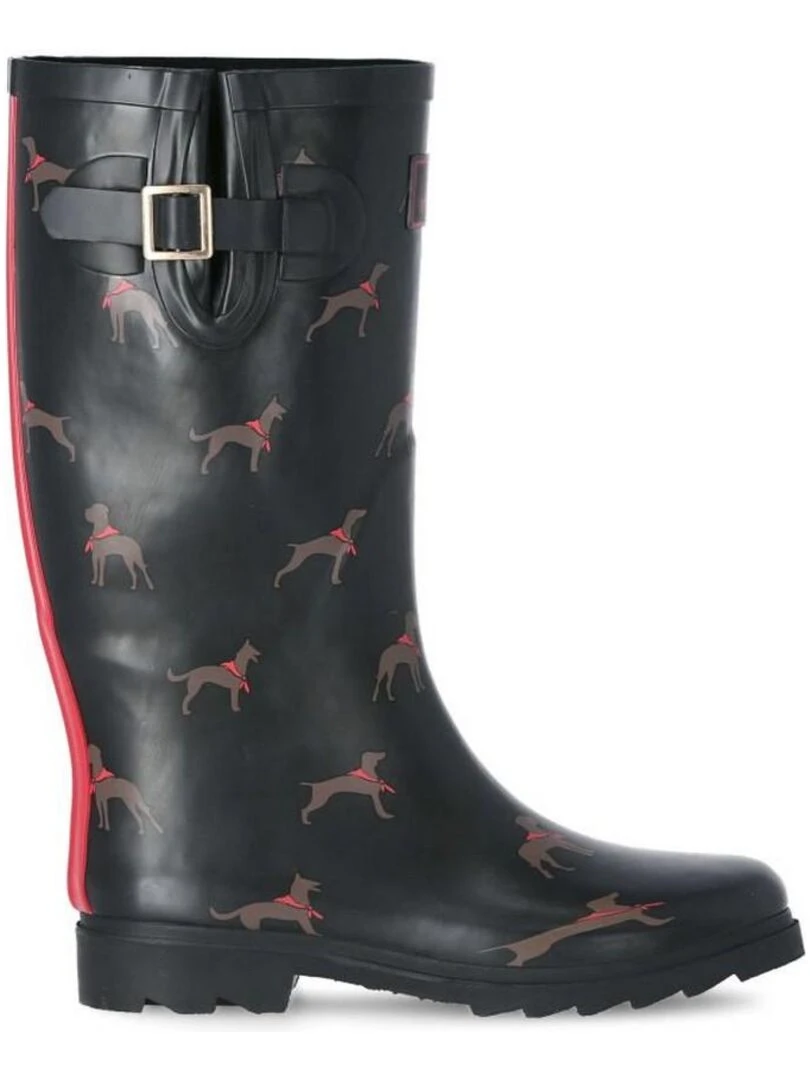 Trespass   Bottes de pluie SAMIRA   Noir Marron