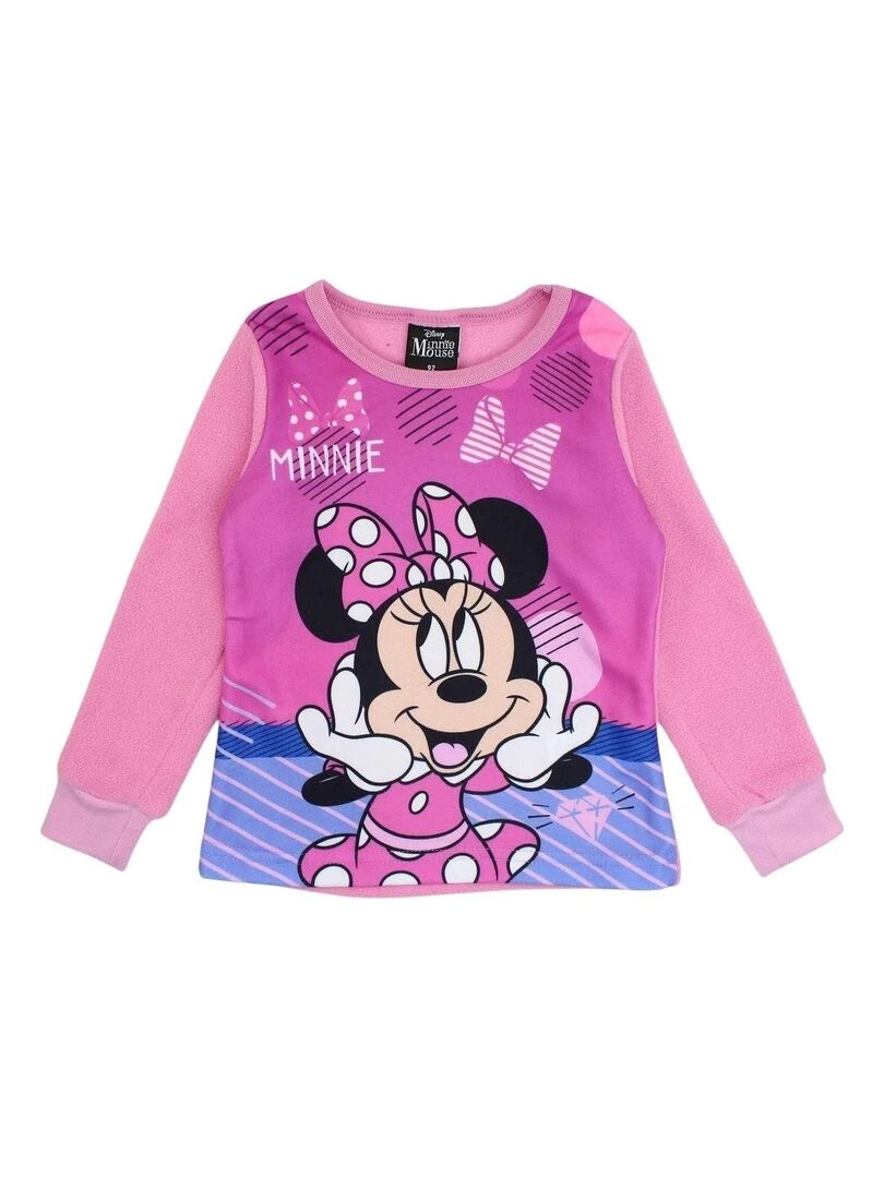 Disney Pyjama fille imprimé Minnie en coton Rose