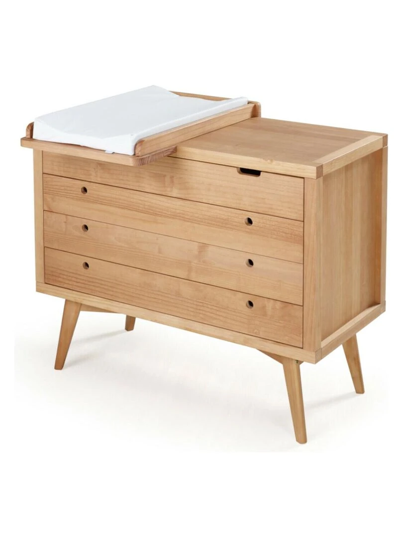 Commode à langer 4 tiroirs Marley AKITEN RETAIL Marron