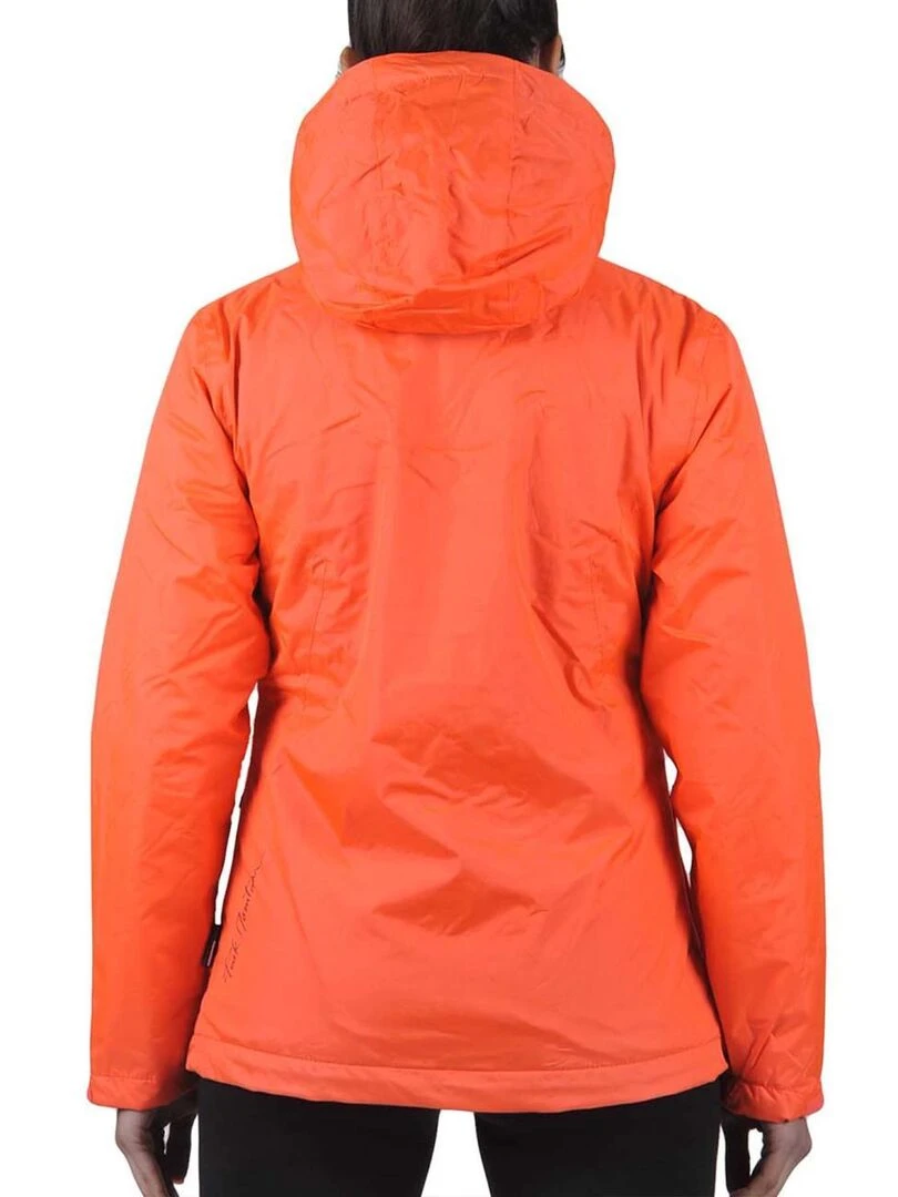 Coupe vent femme AJIKFLB Orange corail
