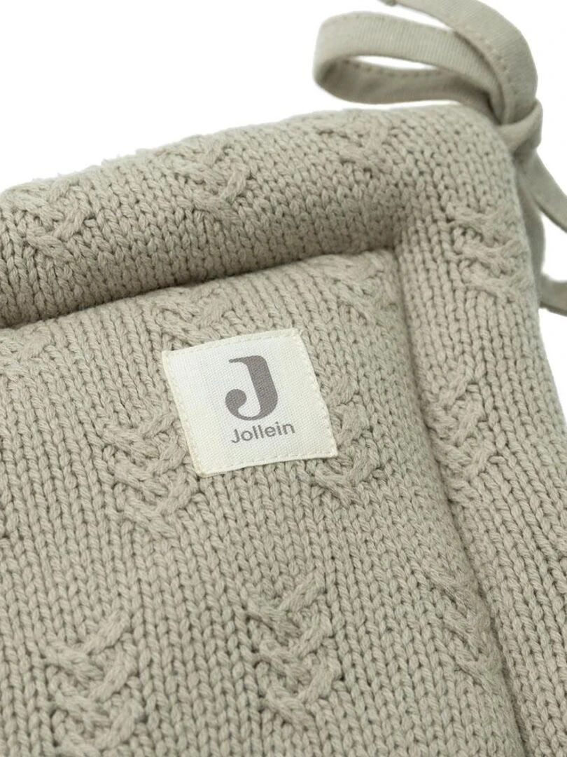 Tour de lit Grain Knit Olive Green (pour lit 60 x 120 ou 70 x 140 cm)   Vert