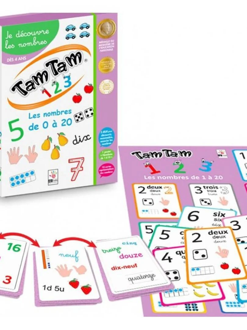 Tam Tam 1 2 3 : Je découvre les nombres N/A