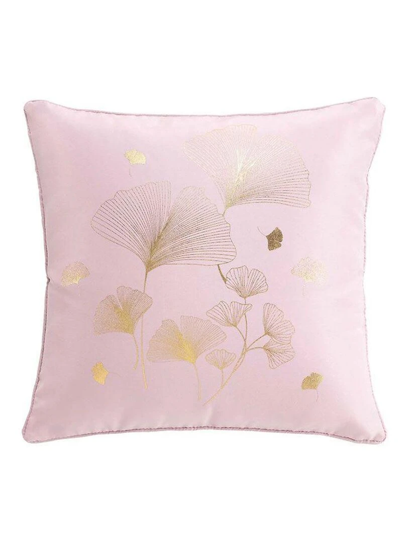 Coussin déco Bloomy rose Rose