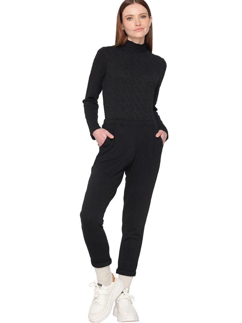 Pantalon chino taille haute Inspired   Noir