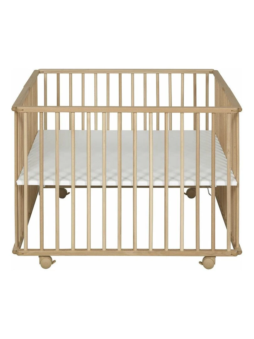 Parc bébé pliant carré Helio   AKITEN RETAIL   Marron