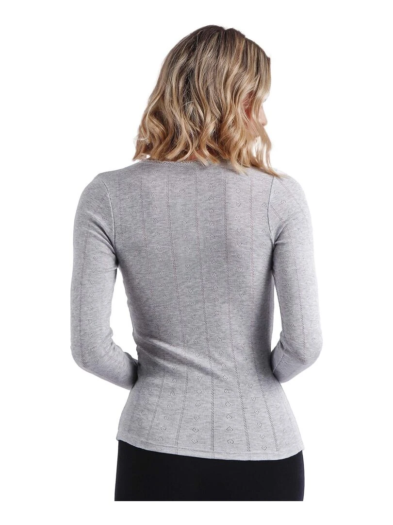 Top manches longues Desagujado   Gris