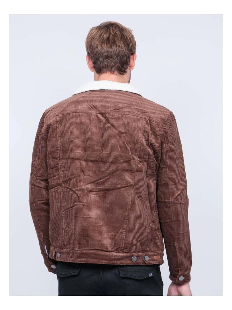 Blouson velours ZUCKY Marron