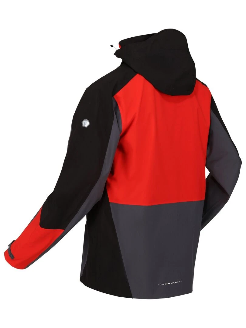 Regatta   Veste imperméable BOSFIELD   Noir Rouge