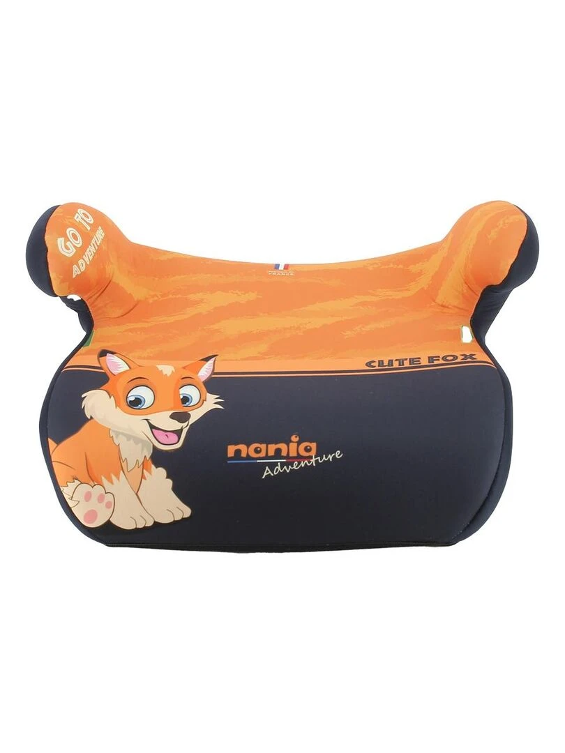 Nania – Rehausseur isofix ALPHIX 126 150 cm R129 i Size – De 8 à 12 ans – Fabrication Française Orange