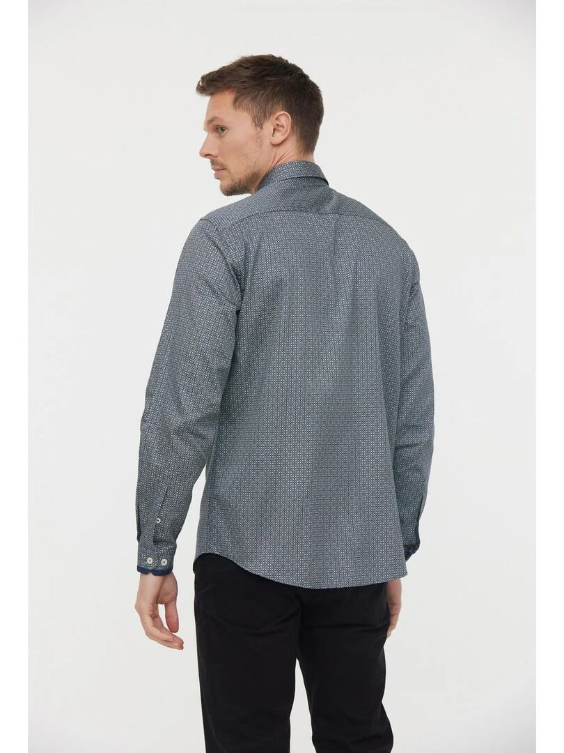 Lee Cooper   Chemise manches longues coton regular DIMIX   Vert pistache