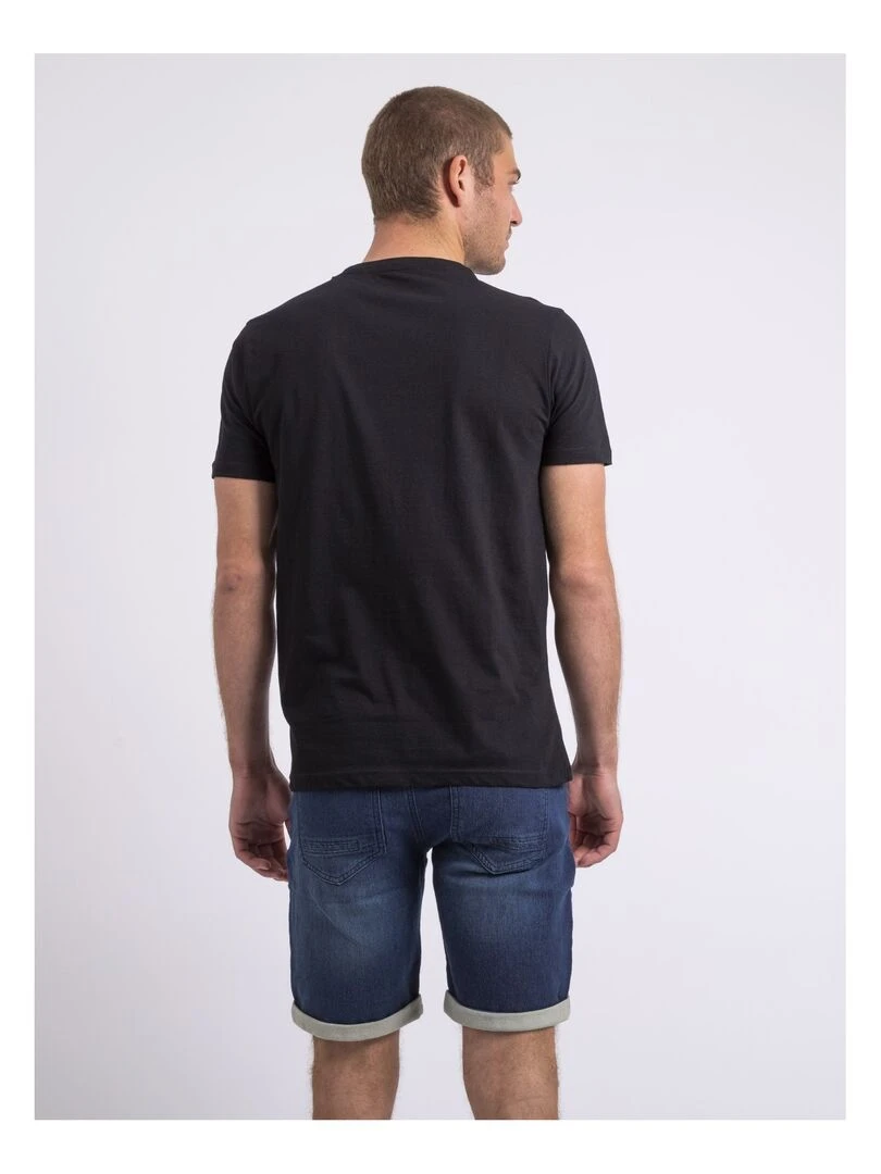 T shirt col rond NOSHOP Noir