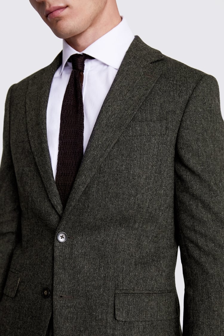 Slim Fit Navy Black Check Jacket   Buy Online at Moss