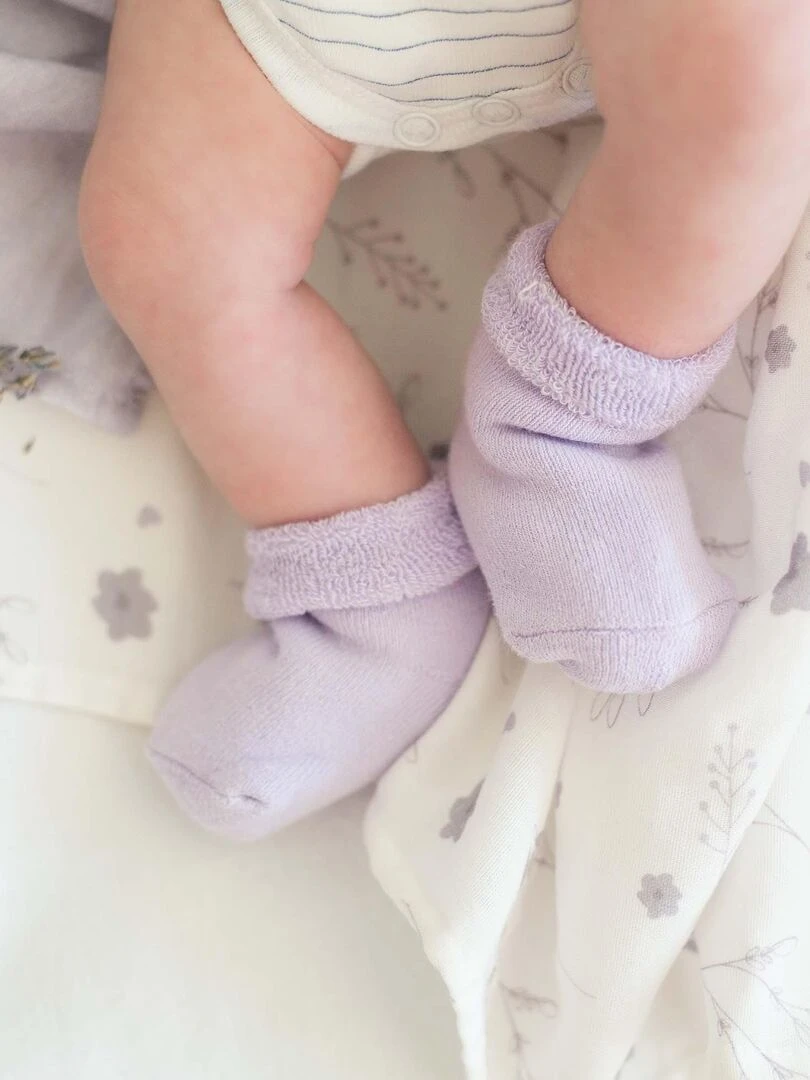 Lot De 3 Paires De Chaussettes Roses (0 6 Mois) Rose