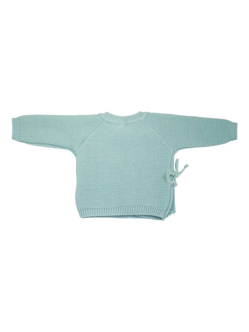 Kit naissance bébé en maille   Vert clair