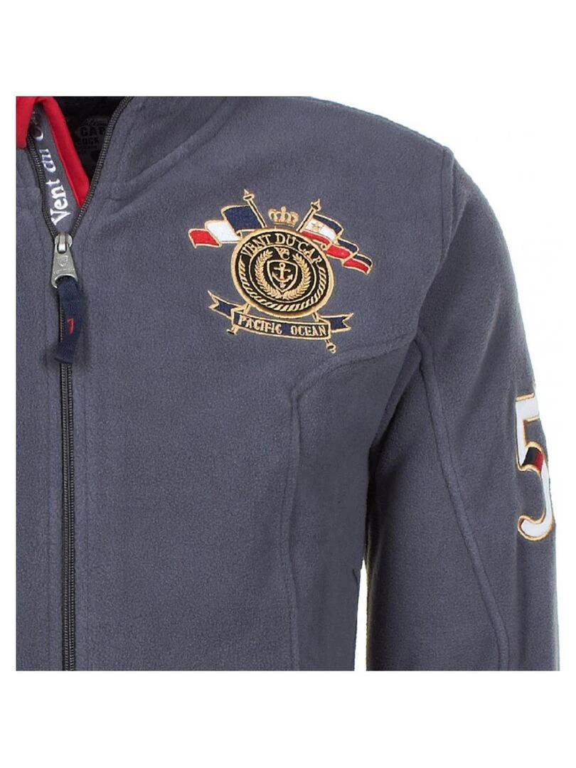 Blouson polaire homme CAUBIN VENT DU CAP Gris