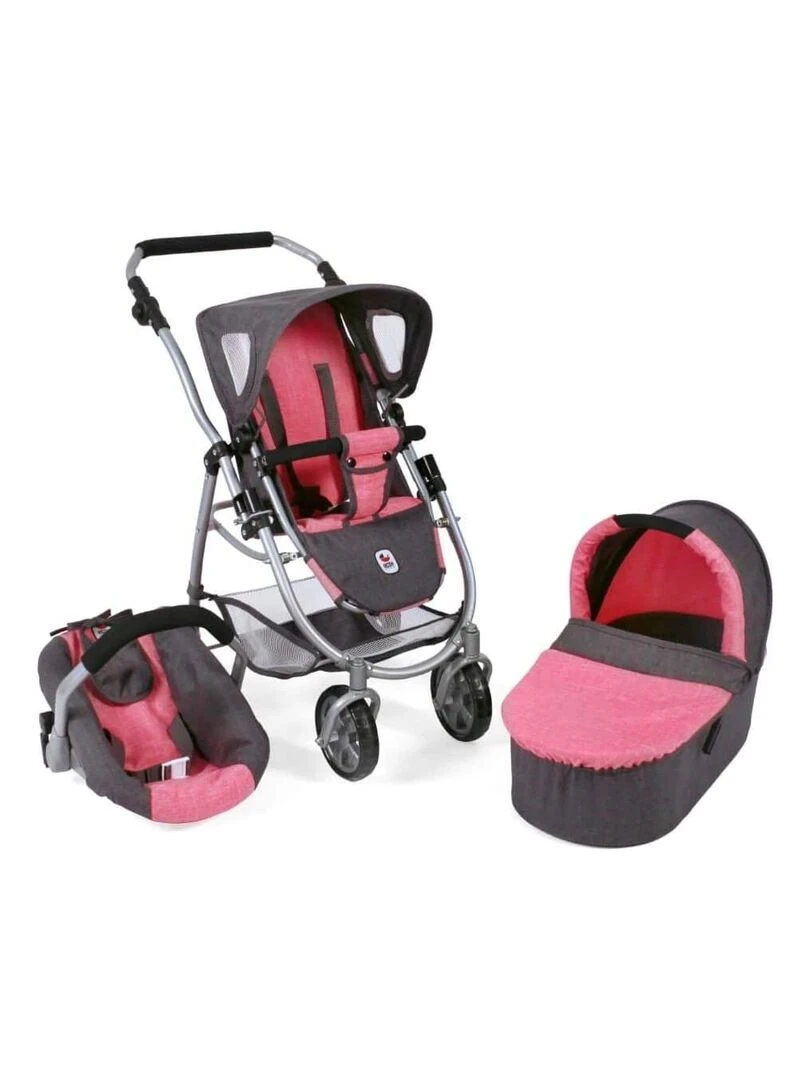 Poussette Emotion 3in1 Anthracite Rose N/A