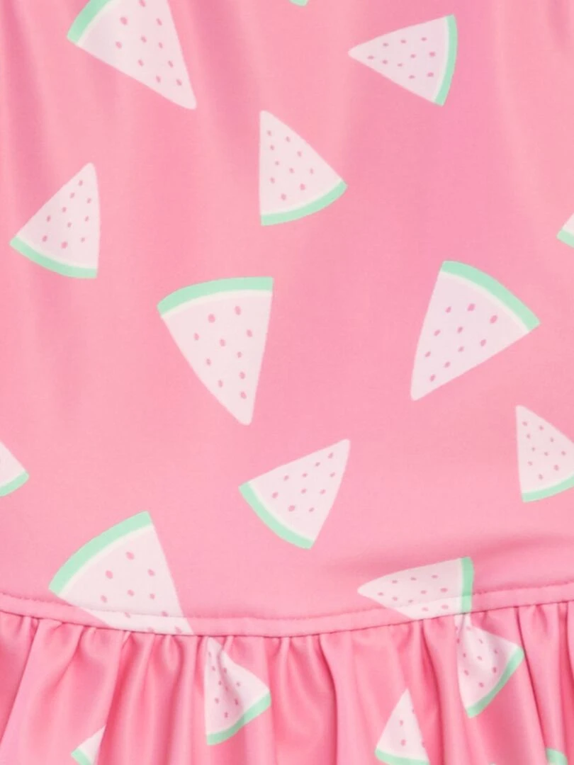 Maillot de bain imprimé Rose