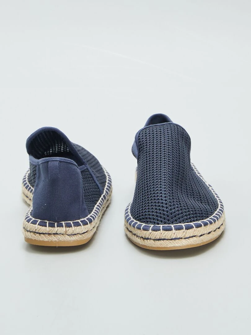 Espadrilles ajourées   Bleu