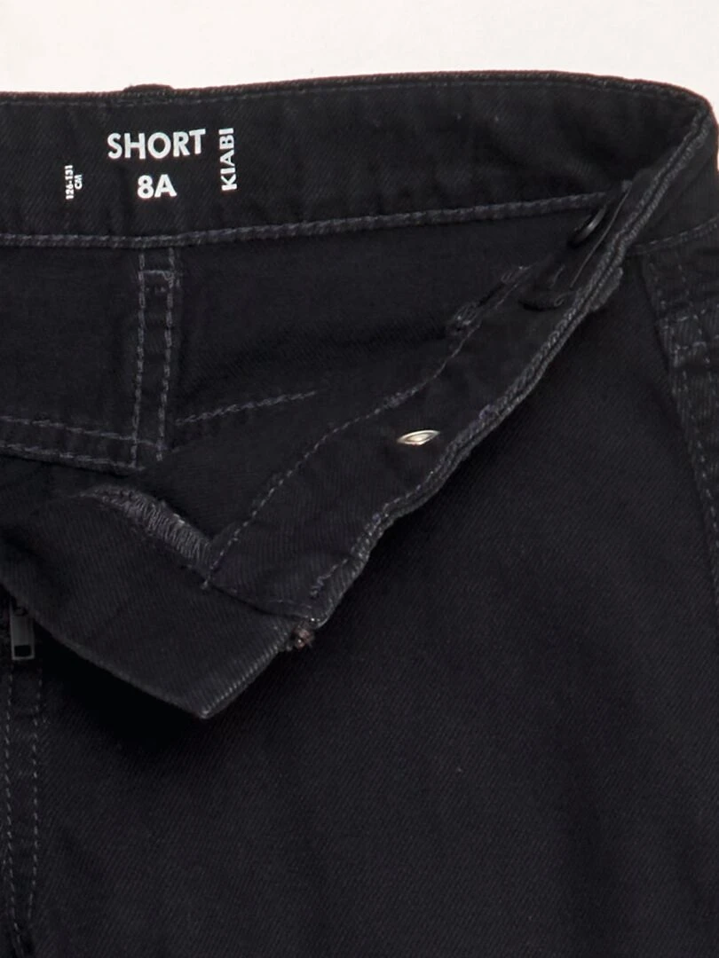 Jupe short en jean   Gris