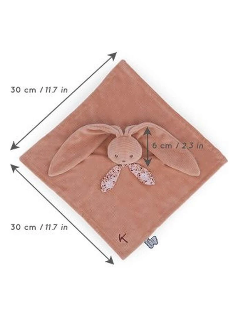 Doudou plat Lapinoo terracotta   N/A