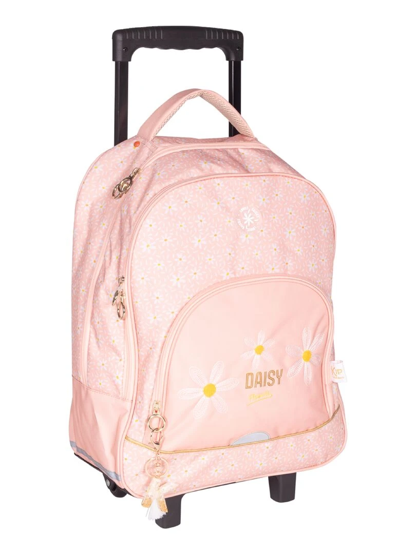 SAC A DOS A ROULETTES KIP DAISY Rose